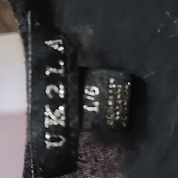 DOPE loose, see through & very short crop top UK2LA size large in black - Picture 2 of 3